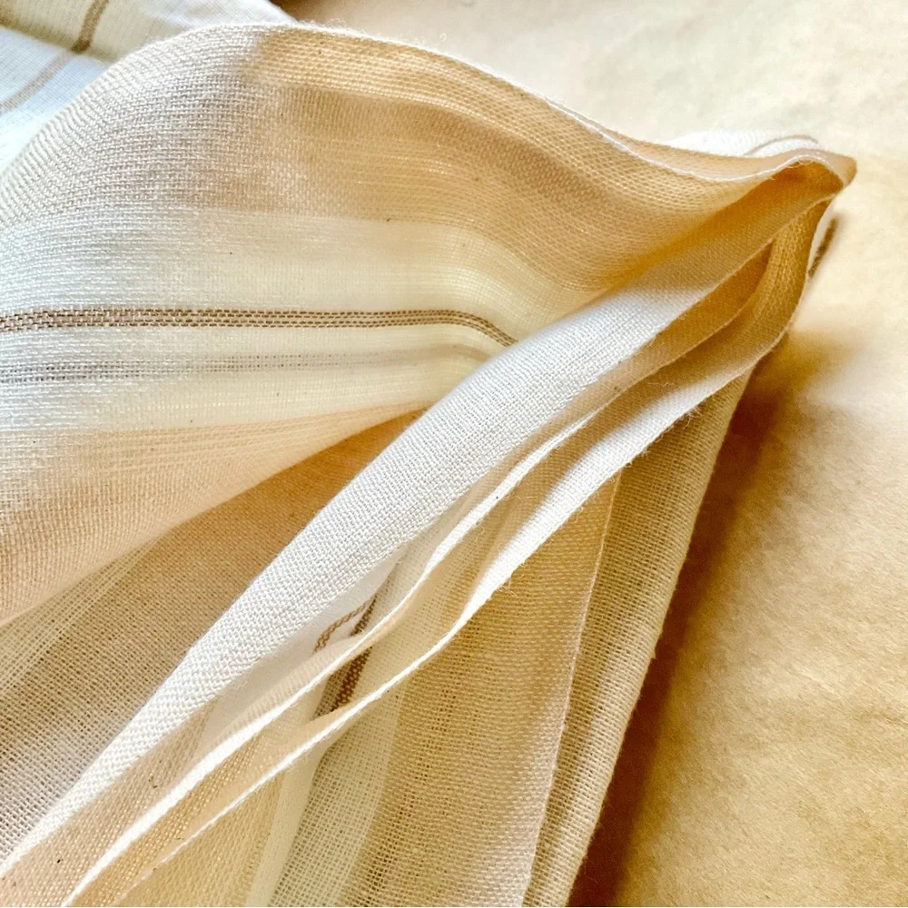 Anthro ❉ Chan Luu Stripe Cotton Dish Towels in Rose Set of 4 - Picture 8 of 10